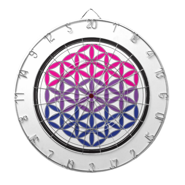 Tablero Dardos geometria sagrada (Frente)