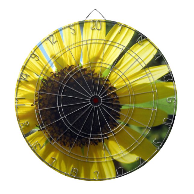 Tablero Dardos Girassol Amarelo (Frente)