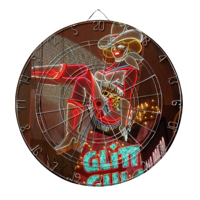 Tablero Dardos Glitter Gulch de Las Vegas (Frente)