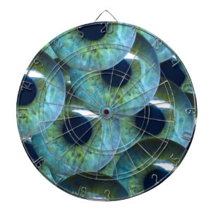 Tablero Dardos globo ocular assustador
