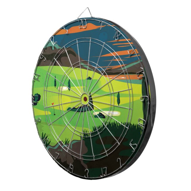 Tablero Dardos Golfe (Frente Direita)