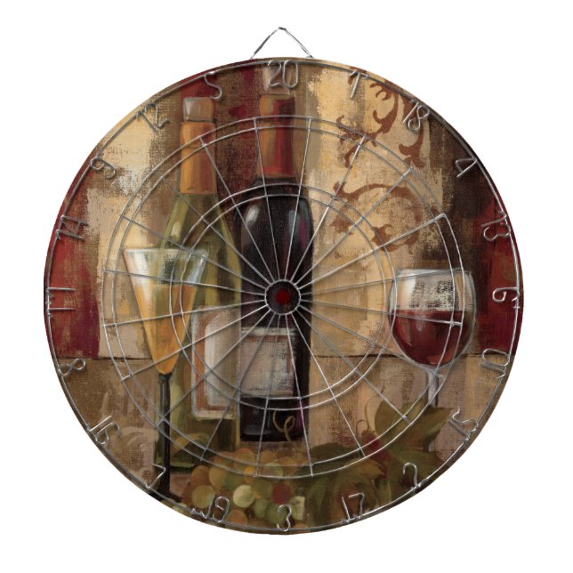 Tablero Dardos Grafites e vinho (Frente)