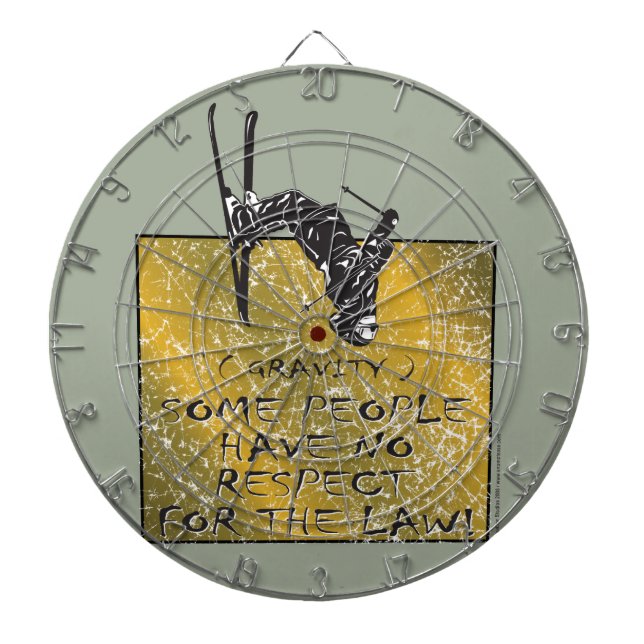 Tablero Dardos Gravity Skier (Frente)