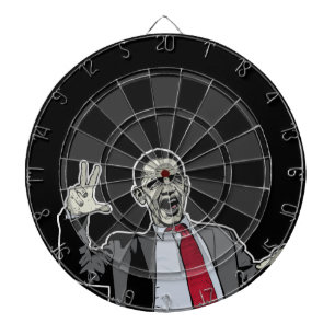 Tablero Dardos Grupos do conselho de dardo de Obama do zombi