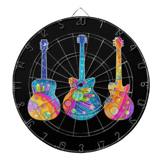 TABLERO DARDOS GUITARS DART BOARD