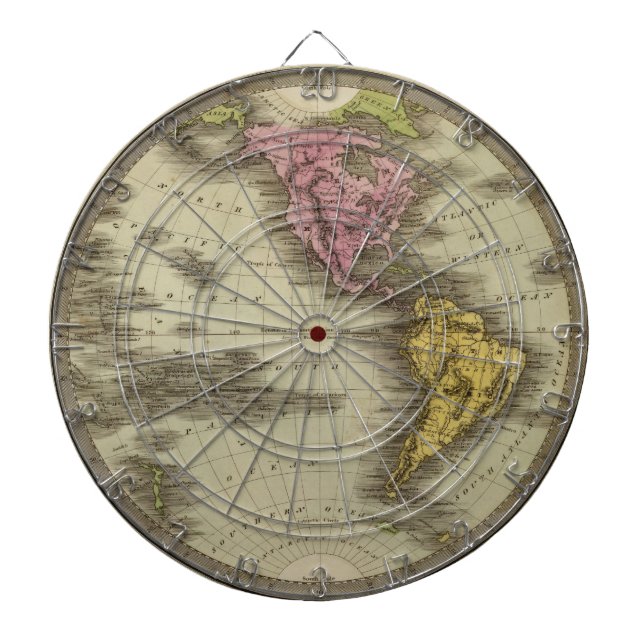 Tablero Dardos Hemisfério ocidental 10 (Frente)