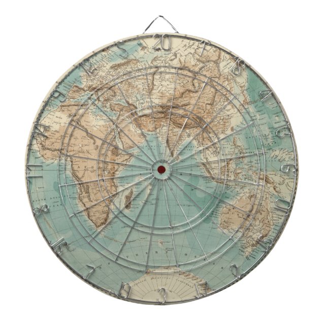 Tablero Dardos Hemisfério oriental 7 (Frente)