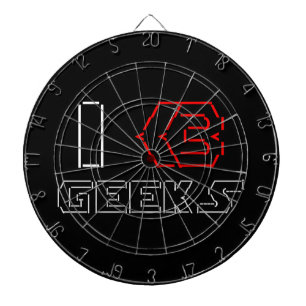 Tablero Dardos I Heart Geeks ASCII ART