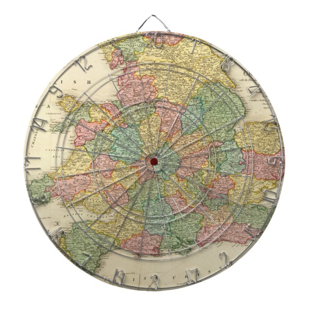 Tablero Dardos Inglaterra, Wales, Scotland. (Frente)