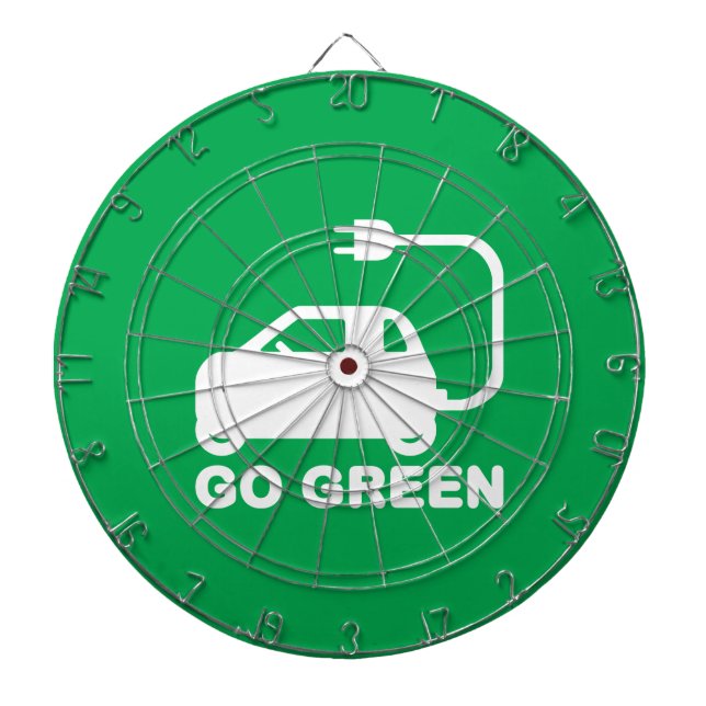 Tablero Dardos Ir Verde ~ Dirigir Carros Elétricos (Frente)