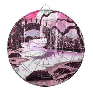Tablero Dardos Jardim de Meditação Japonês