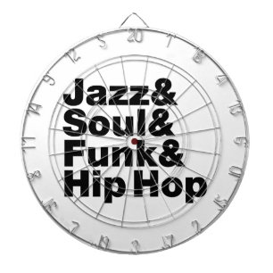 Tablero Dardos Jazz & Alma & Funk & Hip Hop