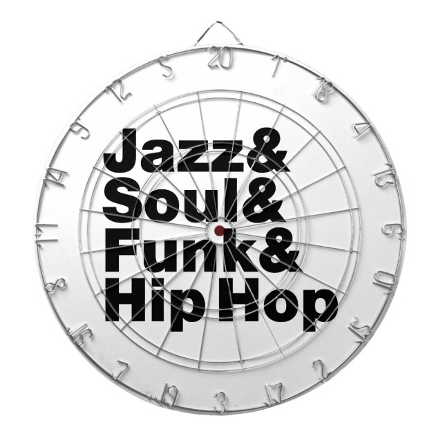 Tablero Dardos Jazz & Soul & Funk & Hip Hop (Frente)