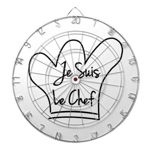 Tablero Dardos Je Suis Le Chef (Frente)