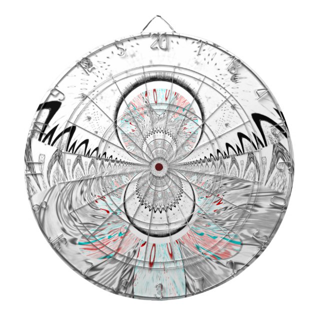 Tablero Dardos Kaleidoscope Impressão de Arte (Frente)