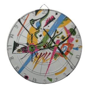 Tablero Dardos Kandinsky Pequenos Mundos Kleine Wells I