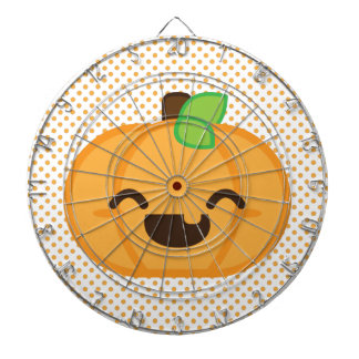 Tablero Dardos Kawaii Jack O Lanterna Pumpkin Dart Board