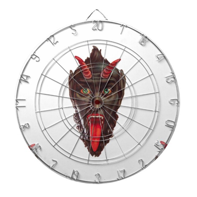 Tablero Dardos krampus da vintage (Frente)