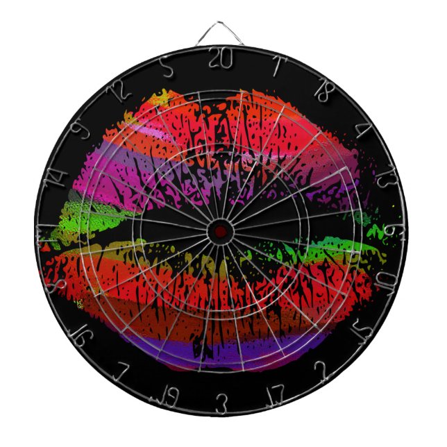 Tablero Dardos Lábios na moda nº 21 (Frente)