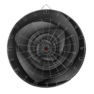 Tablero Dardos Labirinto espiral no Monochrome