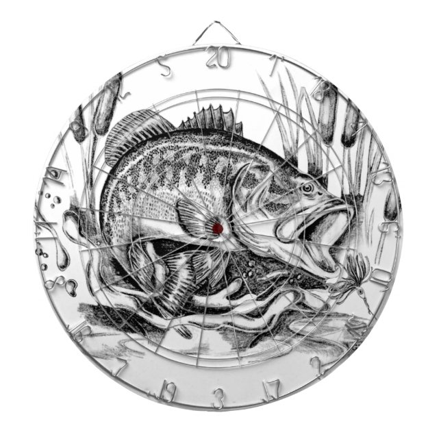 Tablero Dardos Largemouth bass (Frente)