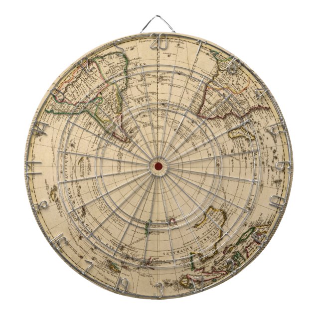 Tablero Dardos L'Hemisphere Meridional. (Frente)