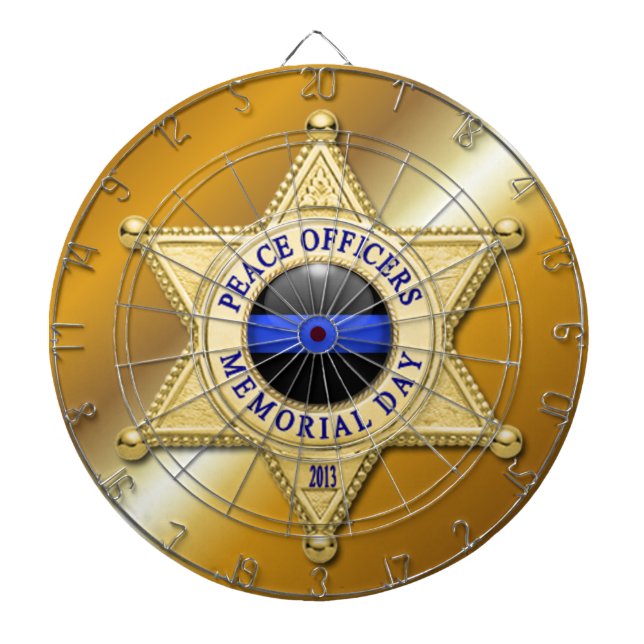 Tablero Dardos Linha Azul Fino (Frente)