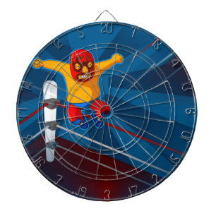 Tablero Dardos luchador