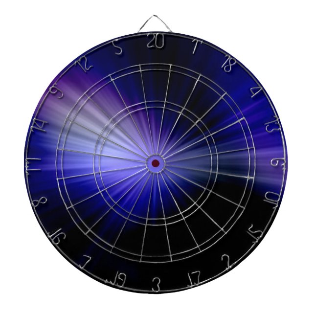 Tablero Dardos Luz solar azul 2 (Frente)