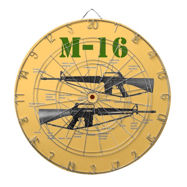 TABLERO DARDOS M-16 (Frente)