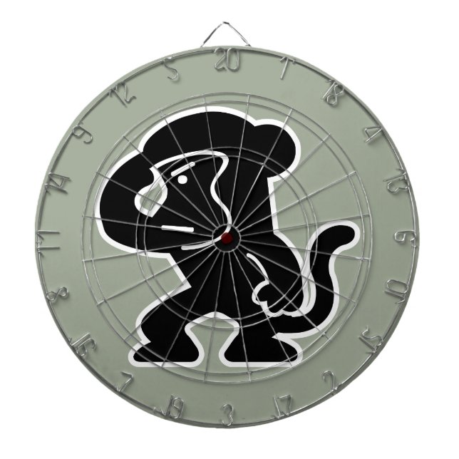 Tablero Dardos Macaco (Frente)