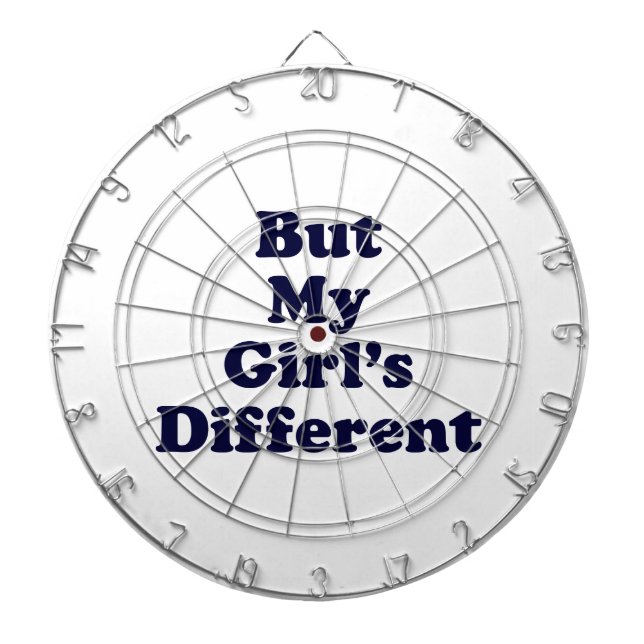 Tablero Dardos Mas minha garota é diferente (Frente)