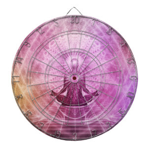 Tablero Dardos Meditação espiritual de Yoga Zen Colorida