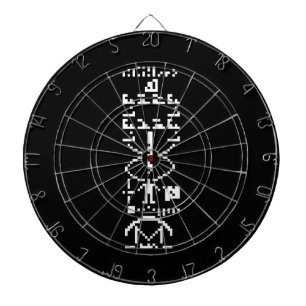 Tablero Dardos Mensagem Binária Arecibo 1974