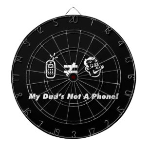 Tablero Dardos Meu pai não é um telefone