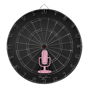 Tablero Dardos Microfone rosa claro
