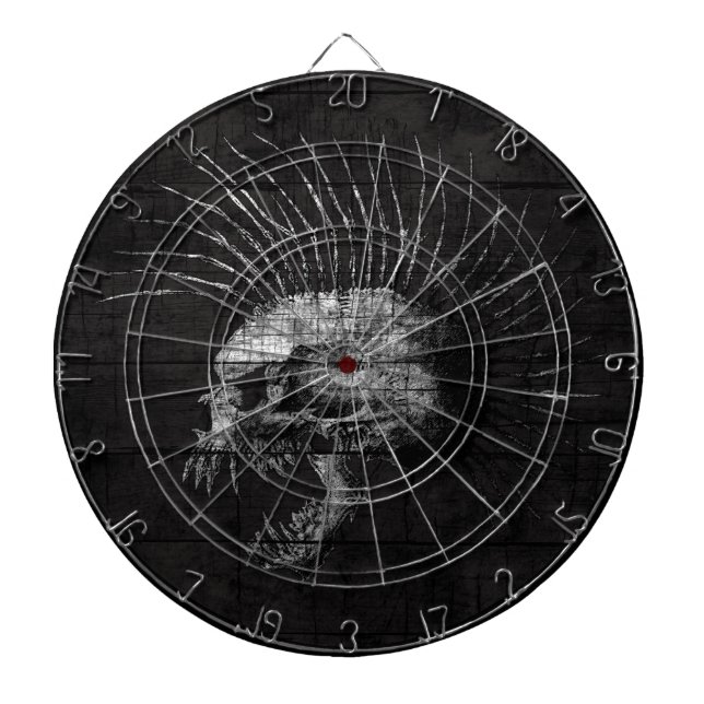 Tablero Dardos Mohawk do crânio (Frente)