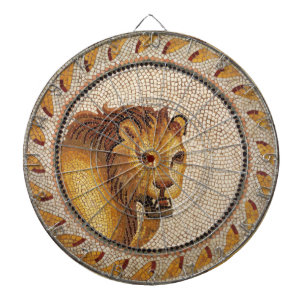 TABLERO DARDOS MOSAICOS ROMANOS ANTIGOS/LEÃO