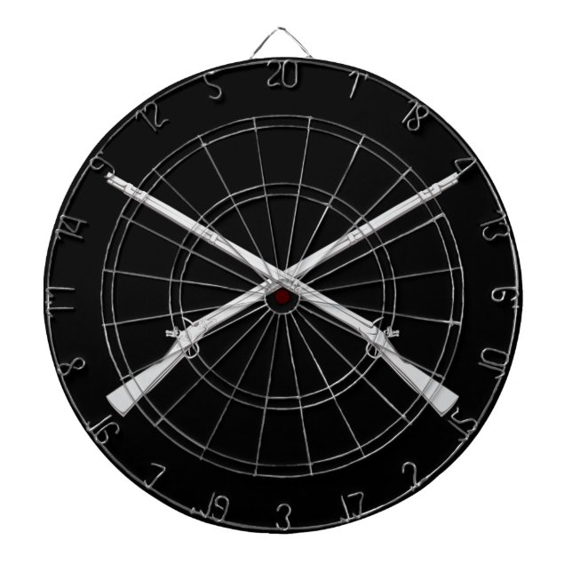 Tablero Dardos Mosquetes cruzados da infantaria (Frente)