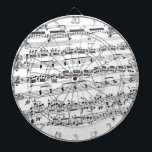 Tablero Dardos Música de Folha<br><div class="desc">design de partitura</div>