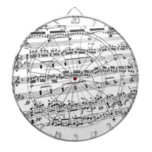 Tablero Dardos Música de Folha