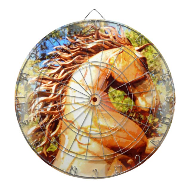 Tablero Dardos mustang stallion (Frente)