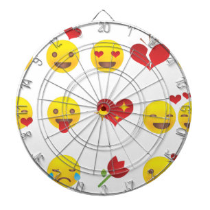 Tablero Dardos Namorados Emojis