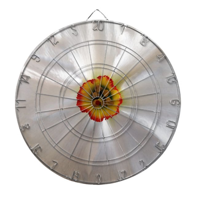 Tablero Dardos narciso branco pérola (Frente)