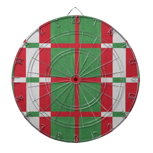 Tablero Dardos Natal listrado (Frente)
