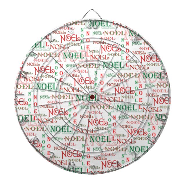 Tablero Dardos Natal personalizável do Noel (Frente)