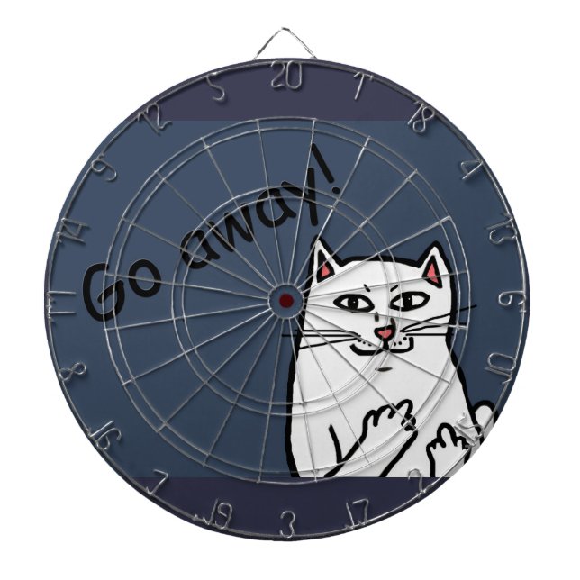 Tablero Dardos Naughty Cat (Frente)