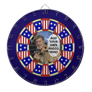 Tablero Dardos O americano da bandeira dos Estados Unidos