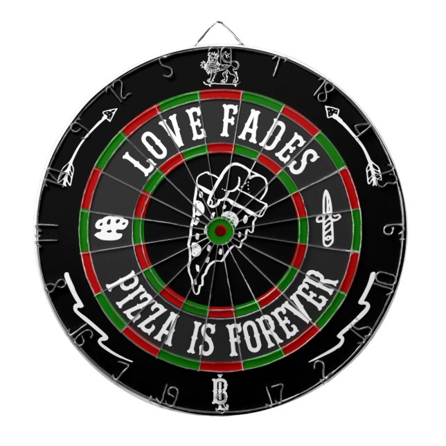 Tablero Dardos O amor desvanece-se Dartboard (Frente)