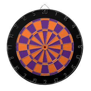 Tablero Dardos O conselho de dardo: Alaranjado, roxo, e preto